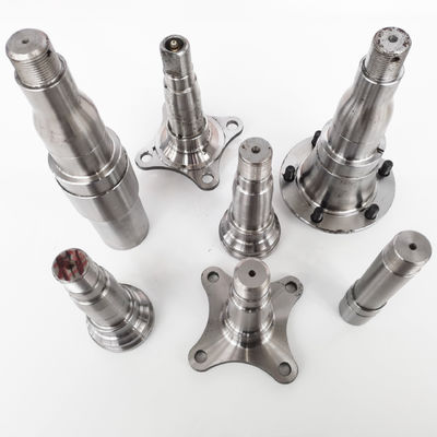 Trục chính trục rơ moóc bằng thép carbon chống gỉ, bộ phận rèn chính xác cao bằng cát thổi