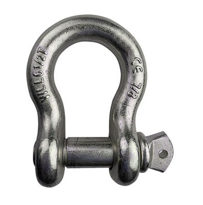 ISO9001 Bền D Shackle Loại chốt vít Thép không gỉ nặng