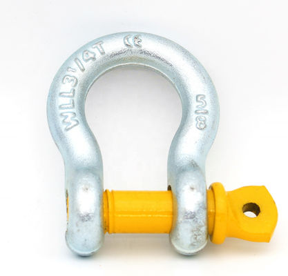 ISO9001 Bền D Shackle Loại chốt vít Thép không gỉ nặng