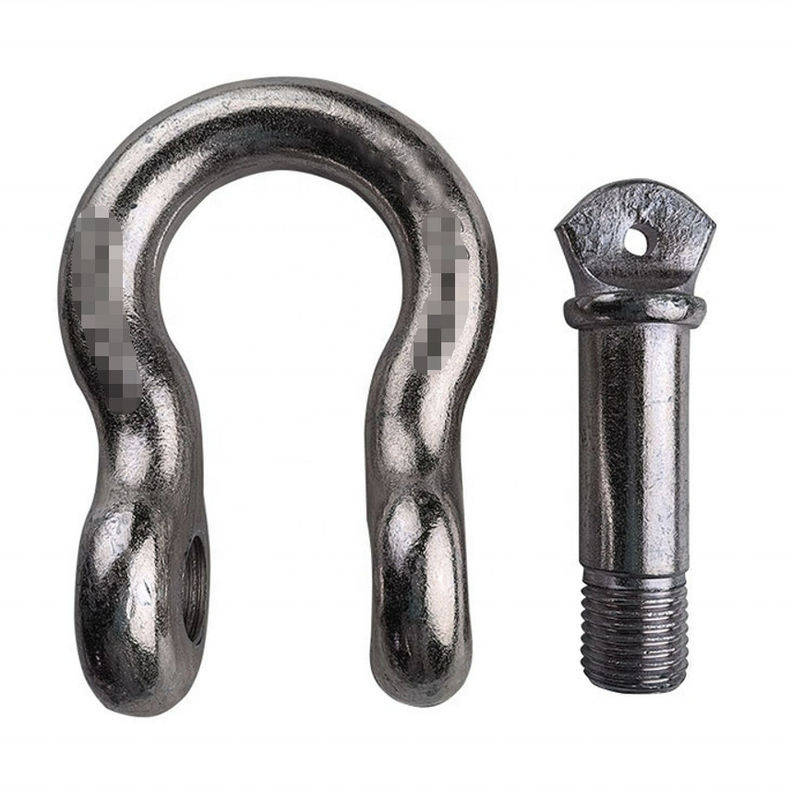 ISO9001 Bền D Shackle Loại chốt vít Thép không gỉ nặng